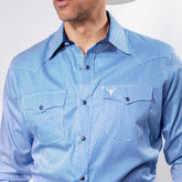 Camisa Cactus Est Rayas Azul 130